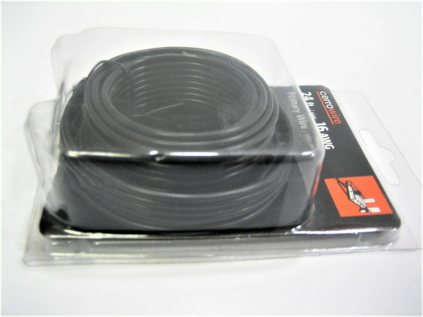 24ft 16 AWG Black Primary Wire for Marine Boat Trailer (Multi-Application)