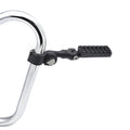 Black CNC Dominator Foot Peg Rest 3" Short Clamp 1.25" for Harley Road Glide