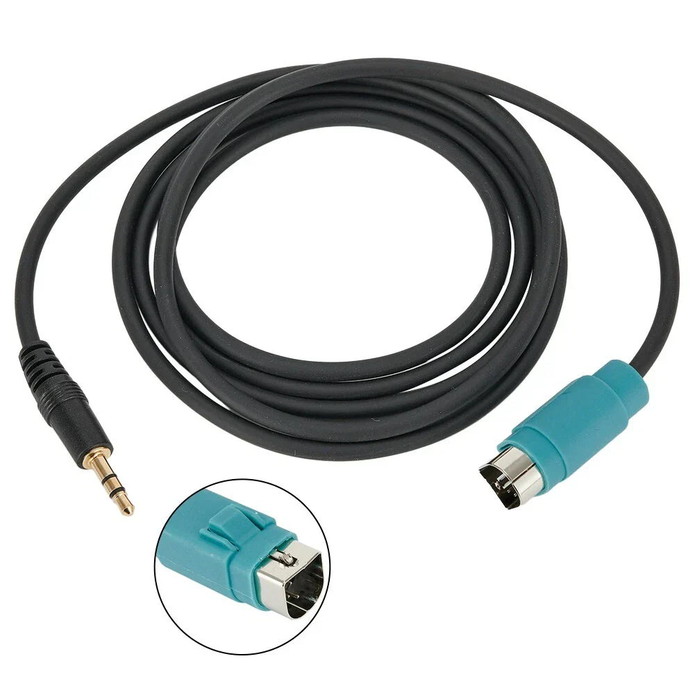 Black Cable Adapter for ALPINE KCE-236B CDA-9884
