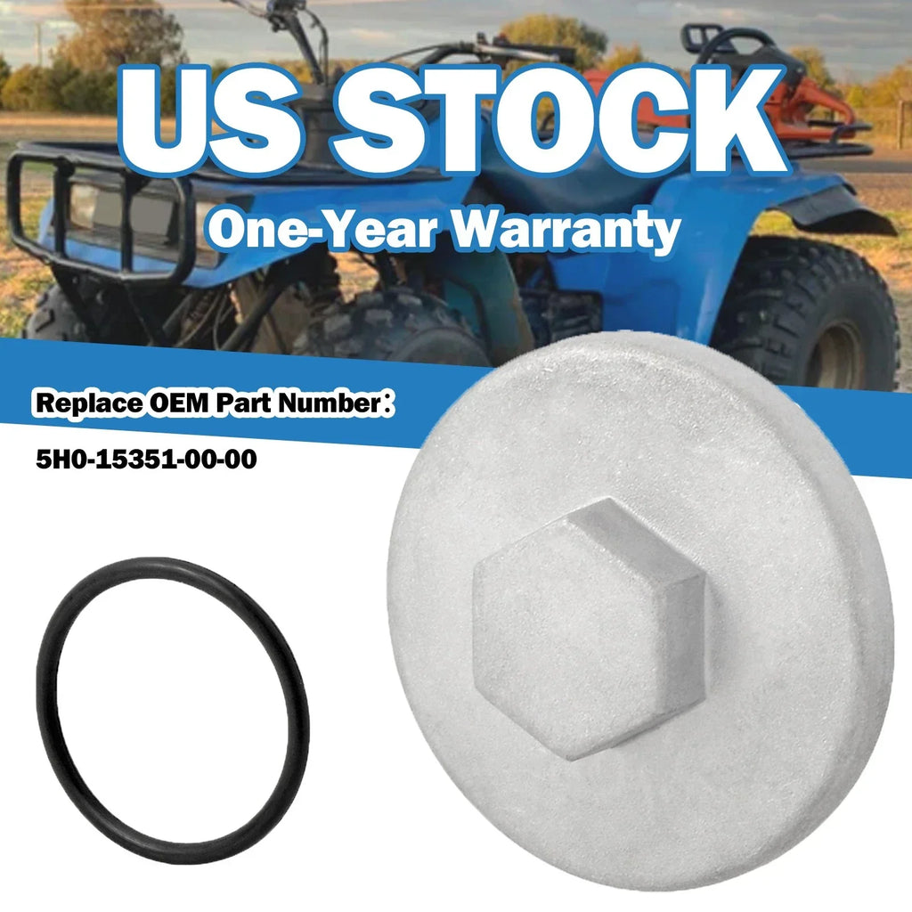 Oil Drain Plug CAP & O-ring for Yamaha Trailway 200 TW200 (1987–2000)