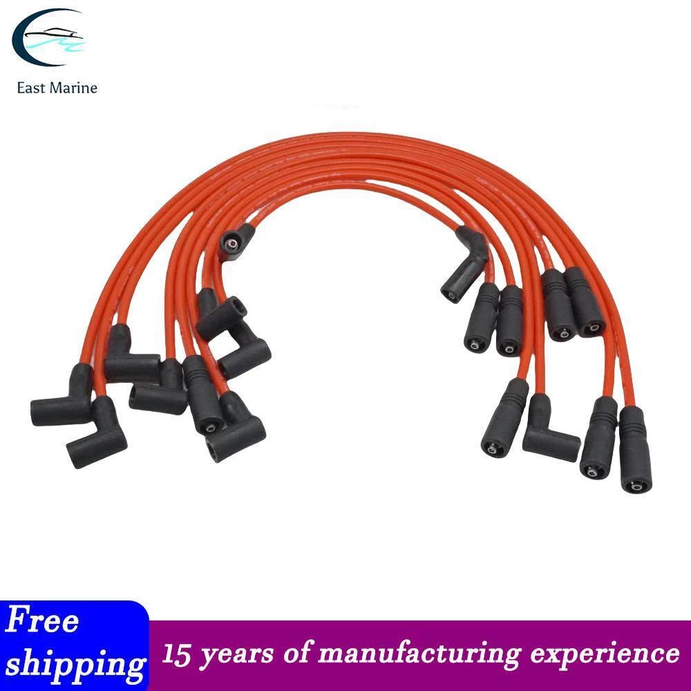 Ignition Spark Plug Wire Set for Volvo Penta V8 5.0 5.7 (5.0L 5.7L)