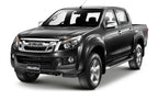 Matte Black 4 Door Handle Cover Trim for Isuzu D-Max MU-X (2012-2019)