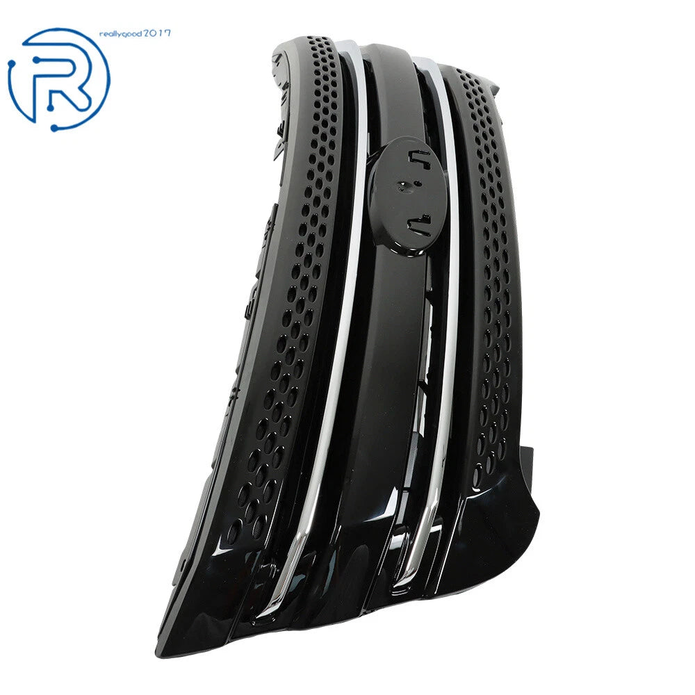 Gloss Black Front Upper and Lower Grille for Ford Explorer (2011-2015)