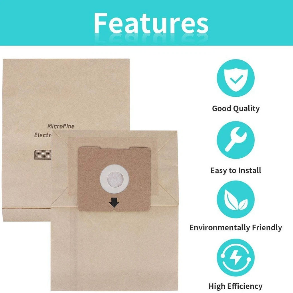 3 Pack Vacuum Cleaner Dust Paper Bags for Bissell 4122 (2012–2023)