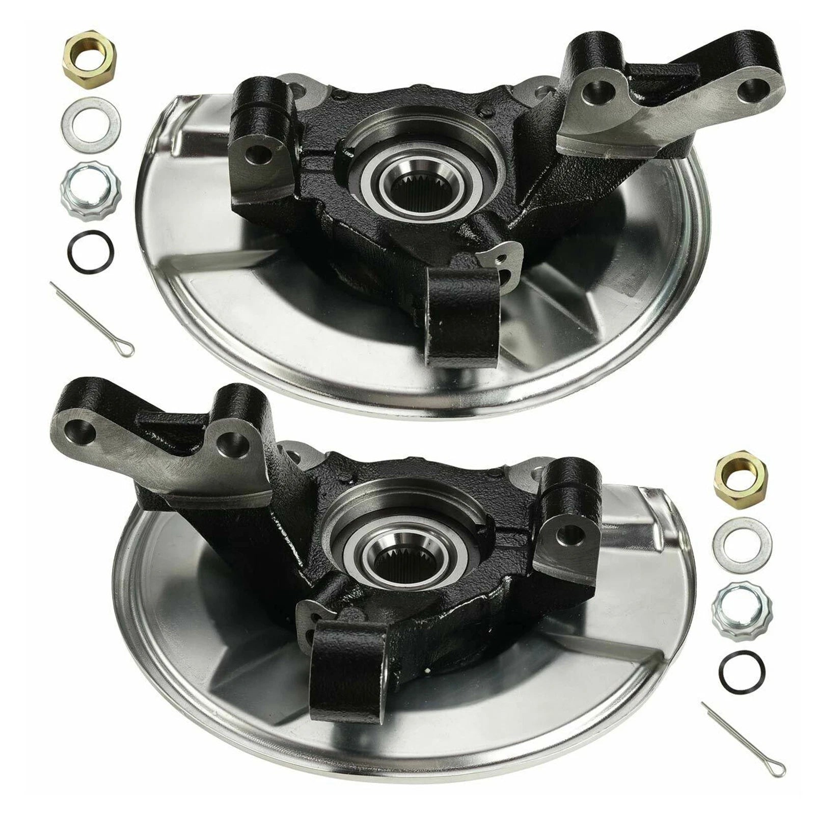 2X Front Knuckle & Wheel Bearing Hub for Dodge Caliber Jeep Compass (2007–2012)