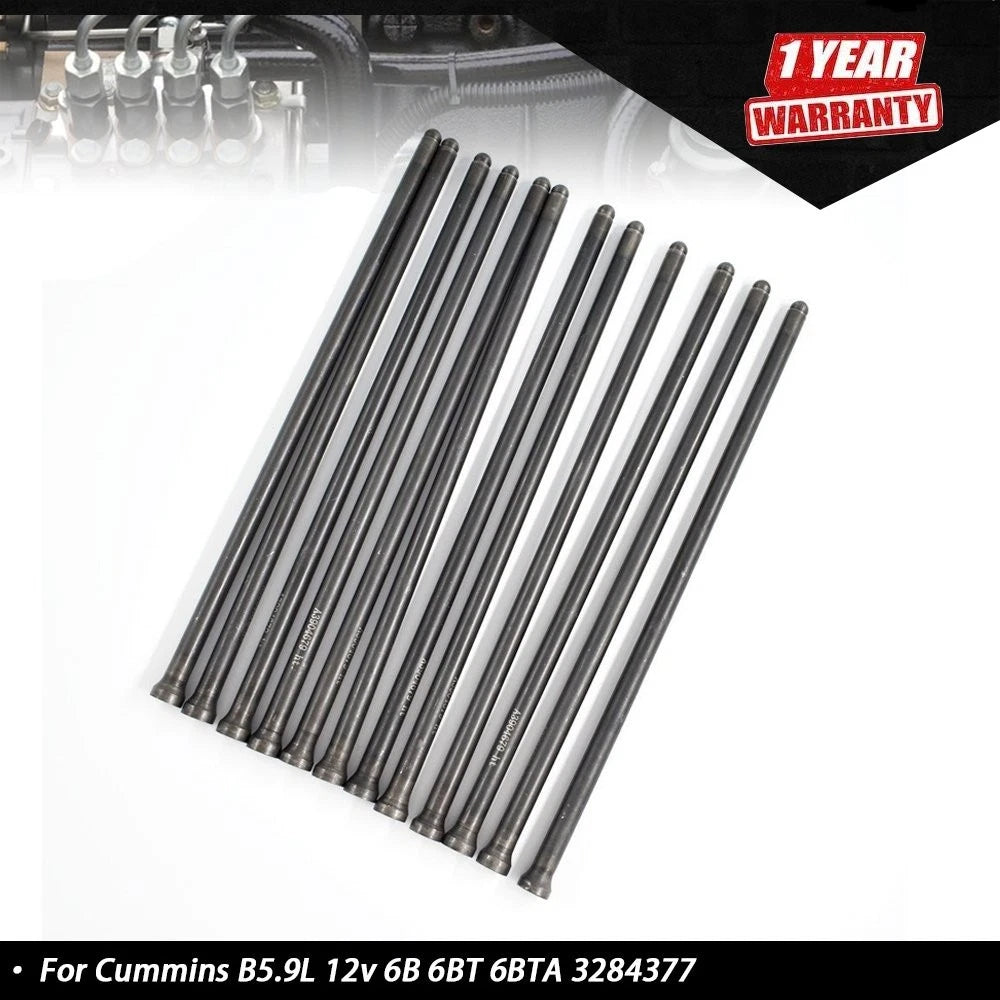 Set of 12 Push Rods for 6B 6BT 5.9L Diesel Engine