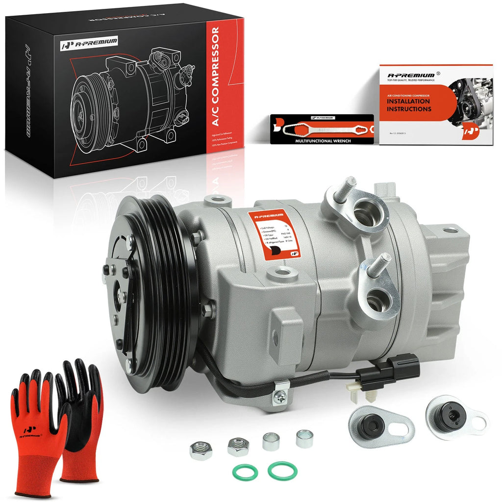 A/C Compressor with Clutch for Ford Mustang (2011–2014)