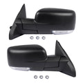 Pair Side Mirrors for Ram 1500 (2013–2019) Power Fold Heated Temp Sensor 68231241AI