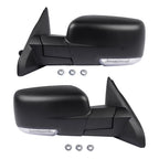 Pair Side Mirrors for Ram 1500 (2013–2019) Power Fold Heated Temp Sensor 68231241AI