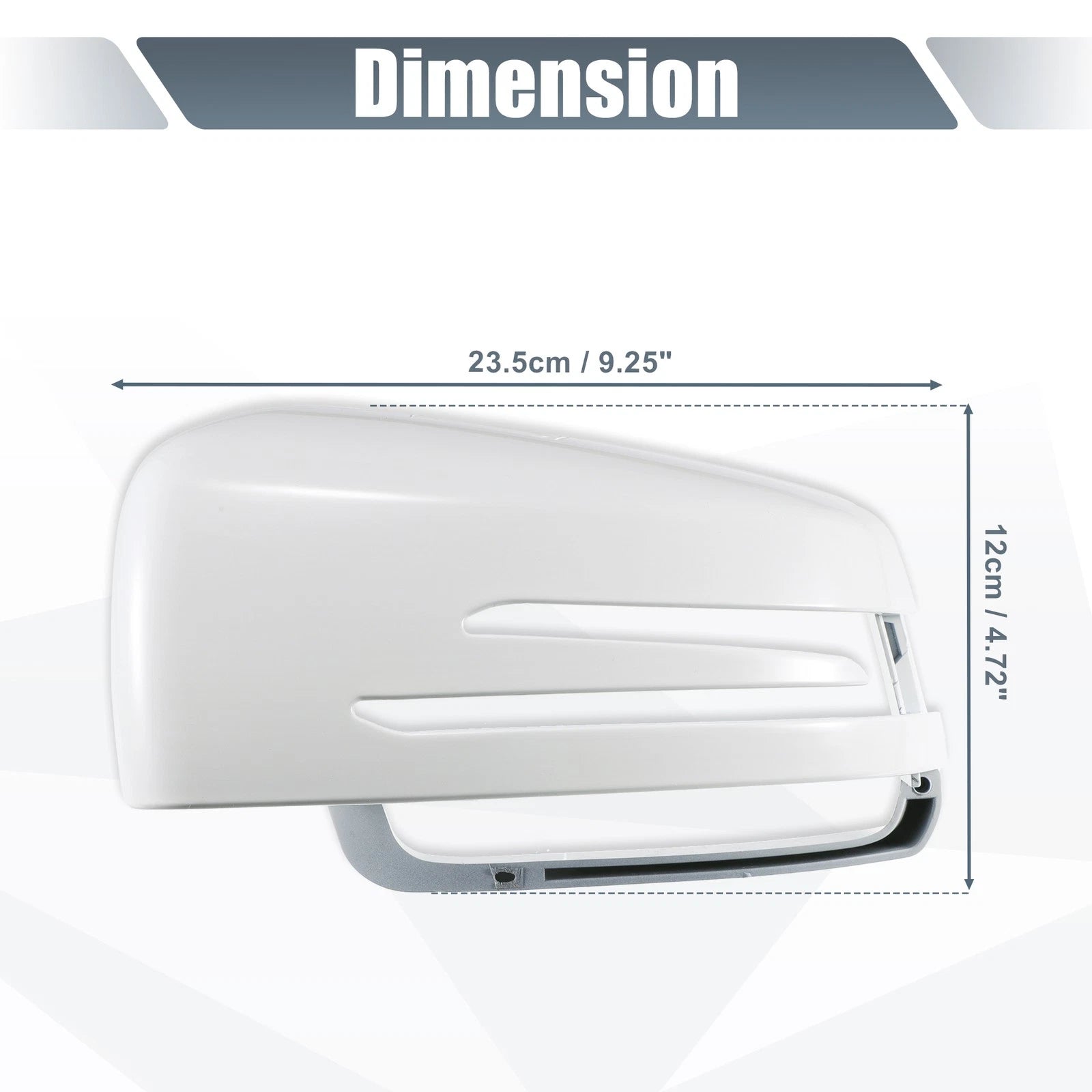 Left Mirror Cover Cap for Mercedes Benz A Class B Class C Class E Class (2013–2023) 724117666316