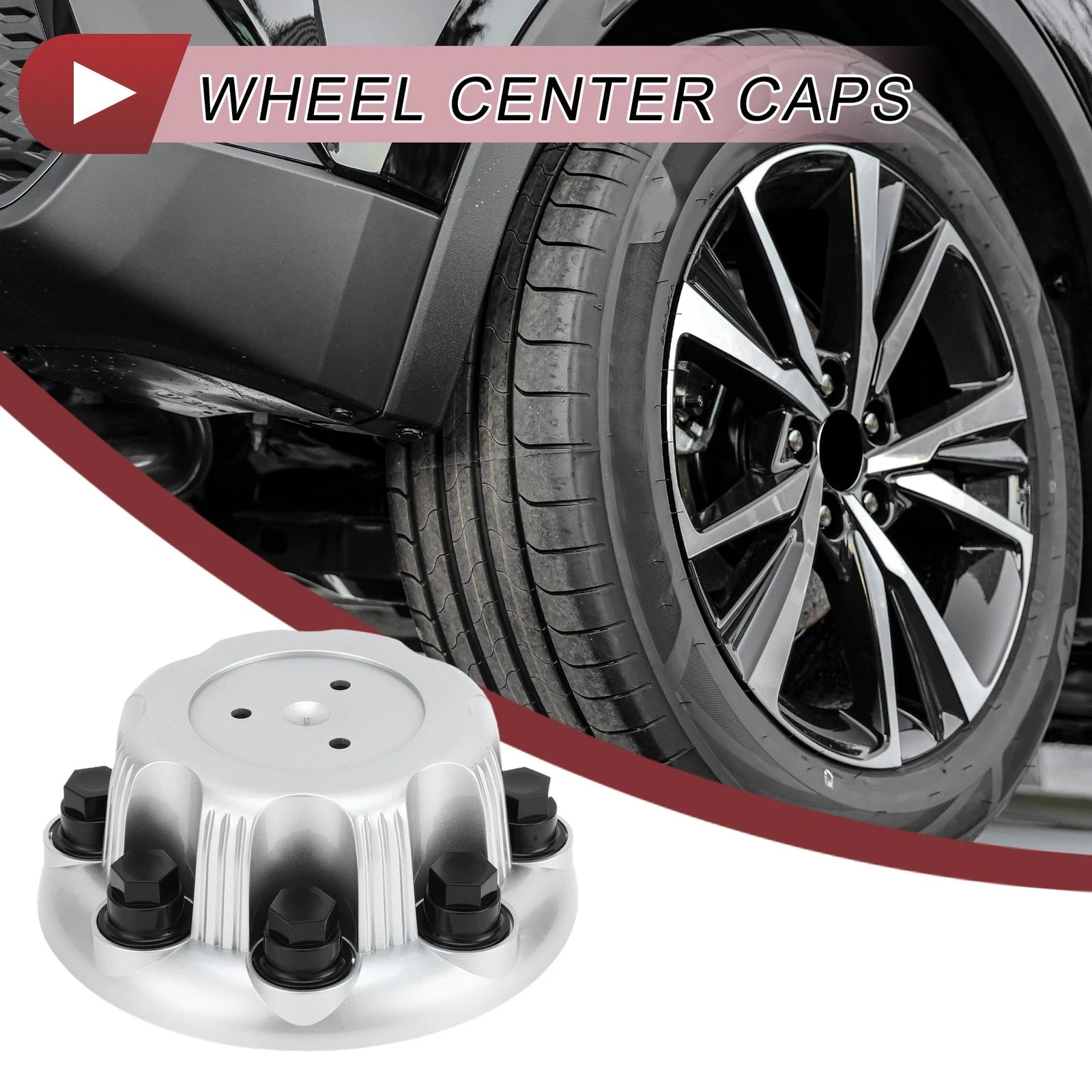 Wheel Center Cap for Chevrolet Silverado 2500 3500 (1 Pc)