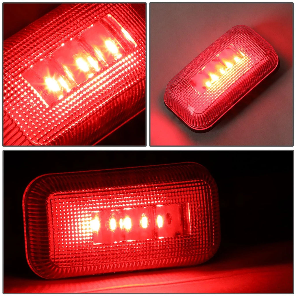 LED Marker Cab Light for 2015–2019 Silverado Sierra 4x Dually Bed (Clear)