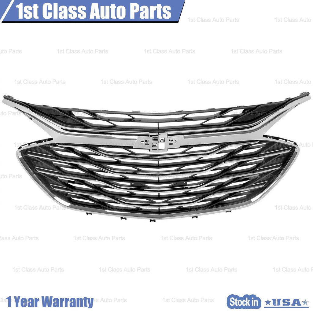 Set of 3 Chrome Grilles for Chevrolet Malibu (2019–2020)