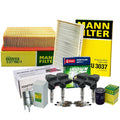Set of 4 Iridium Spark Plugs for Audi A4 (2000–2005) - Mann, Hitachi, Denso