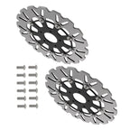 Pair Floating Front Brake Rotors for Harley-Davidson Touring (2008–2019) Softail (2015–2024)