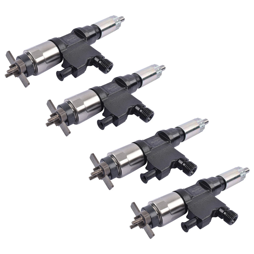 Set of 4 Fuel Injectors 086547479165 for Isuzu NPR NPR-HD 4HK1 (2001–2007)
