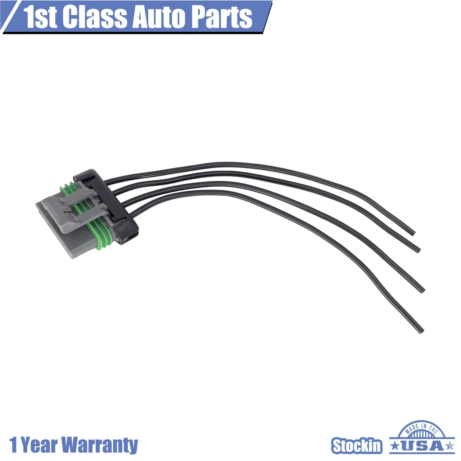 HVAC Blower Motor Resistor & Coolant Fan Motor Connector for Buick (S1352)