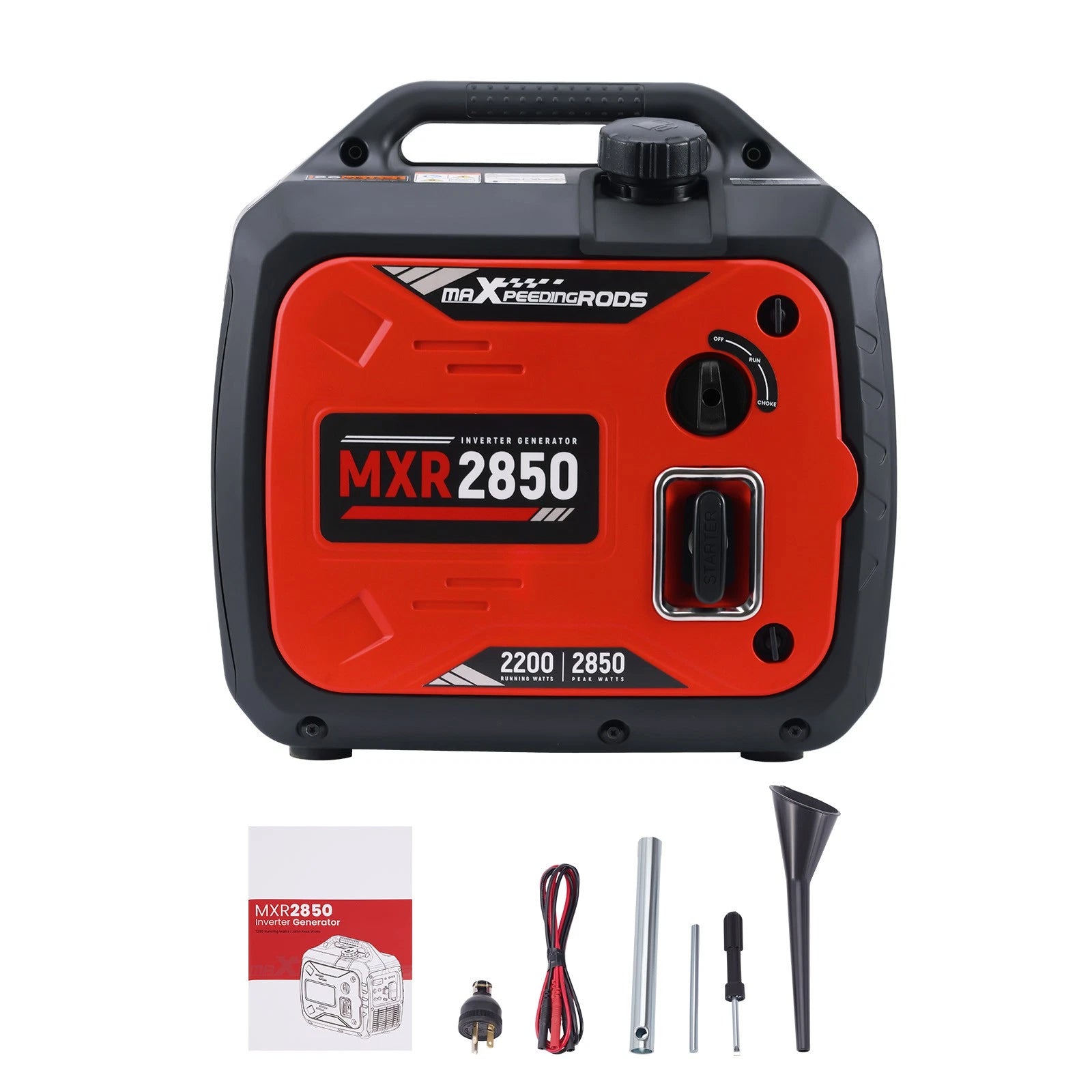 Portable Inverter Generator 2850W Gasoline Powered (60dB)
