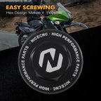 CNC Oil Filler Cap Plug with O-Ring for Kawasaki KLX110L, Versys-X 300, Ninja 250R
