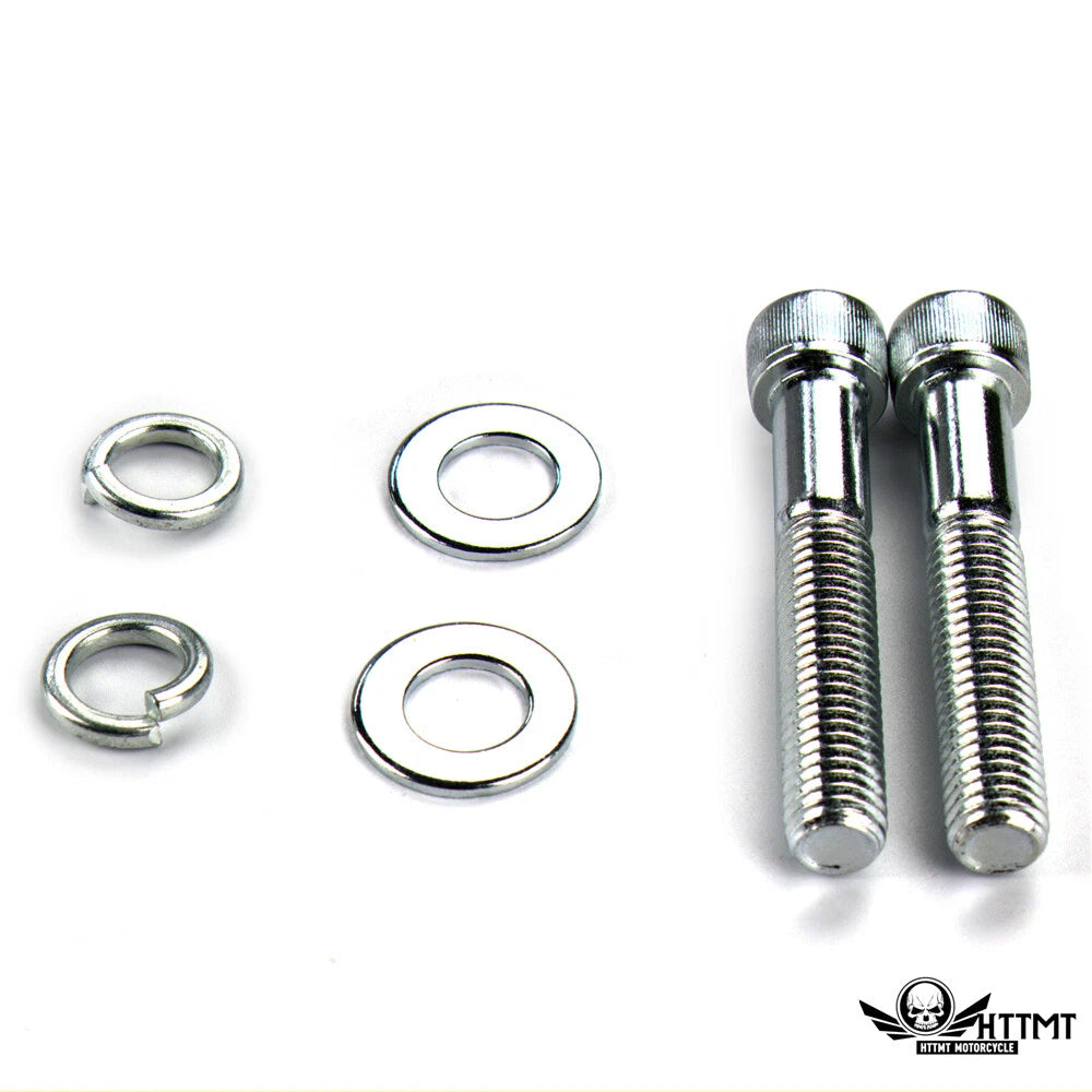 Chrome Handlebar Risers for Harley (1" / 25mm, 6" Rise)