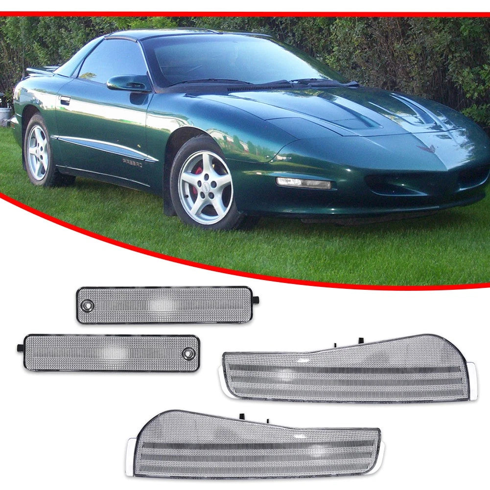 Euro Clear Side Marker Signal Lights for Pontiac Firebird/Trans AM (1993–1997)