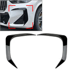 Front Bumper Splitter Fog Light Spoiler for BMW X1 M Sport (2023-2024)