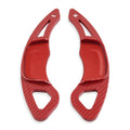 2X Steering Wheel Paddle Shifter Extension for VW Golf 7, Polo, Jetta (2013–2020) - Carbon Red