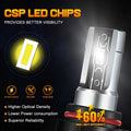 2Pcs H16 CSP LED Headlight Bulbs for Nuvision (1800LM)