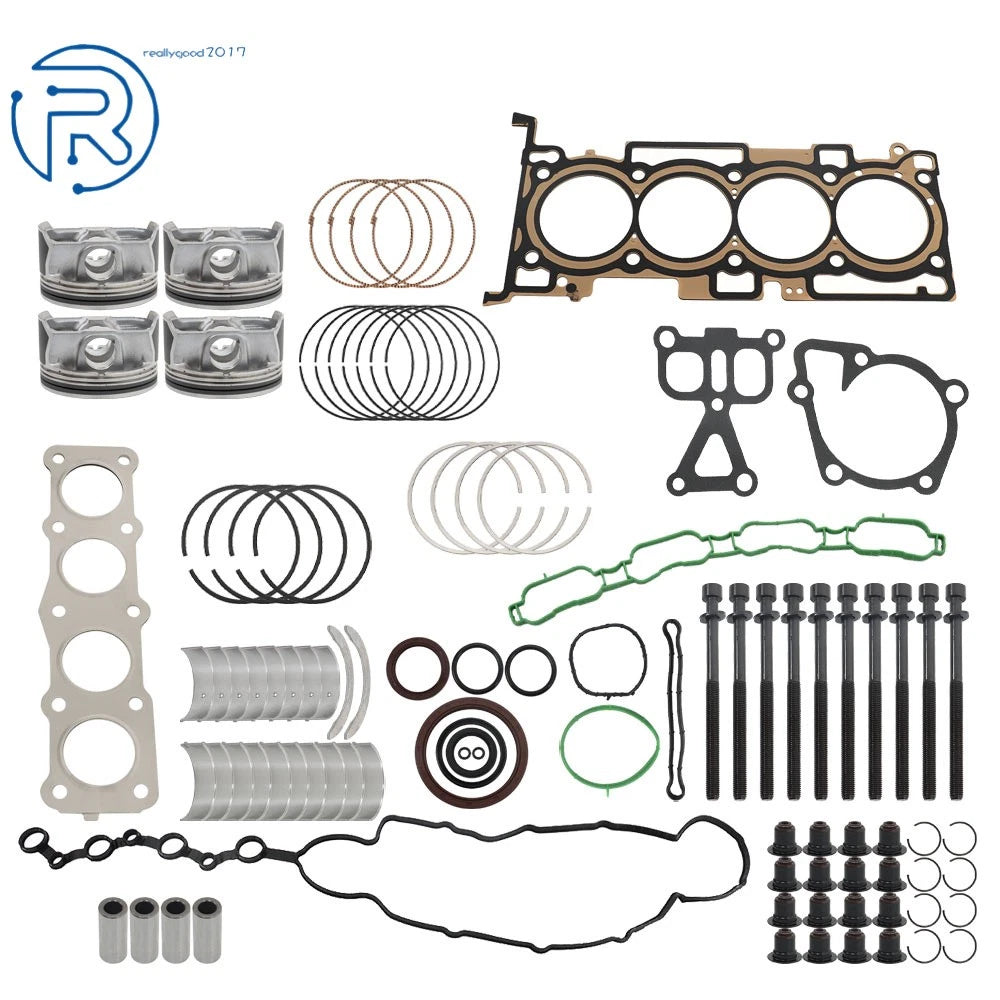 G4KJ Engine Rebuild Pistons Gasket Overhaul Kit for Hyundai Kia (2011–2020)