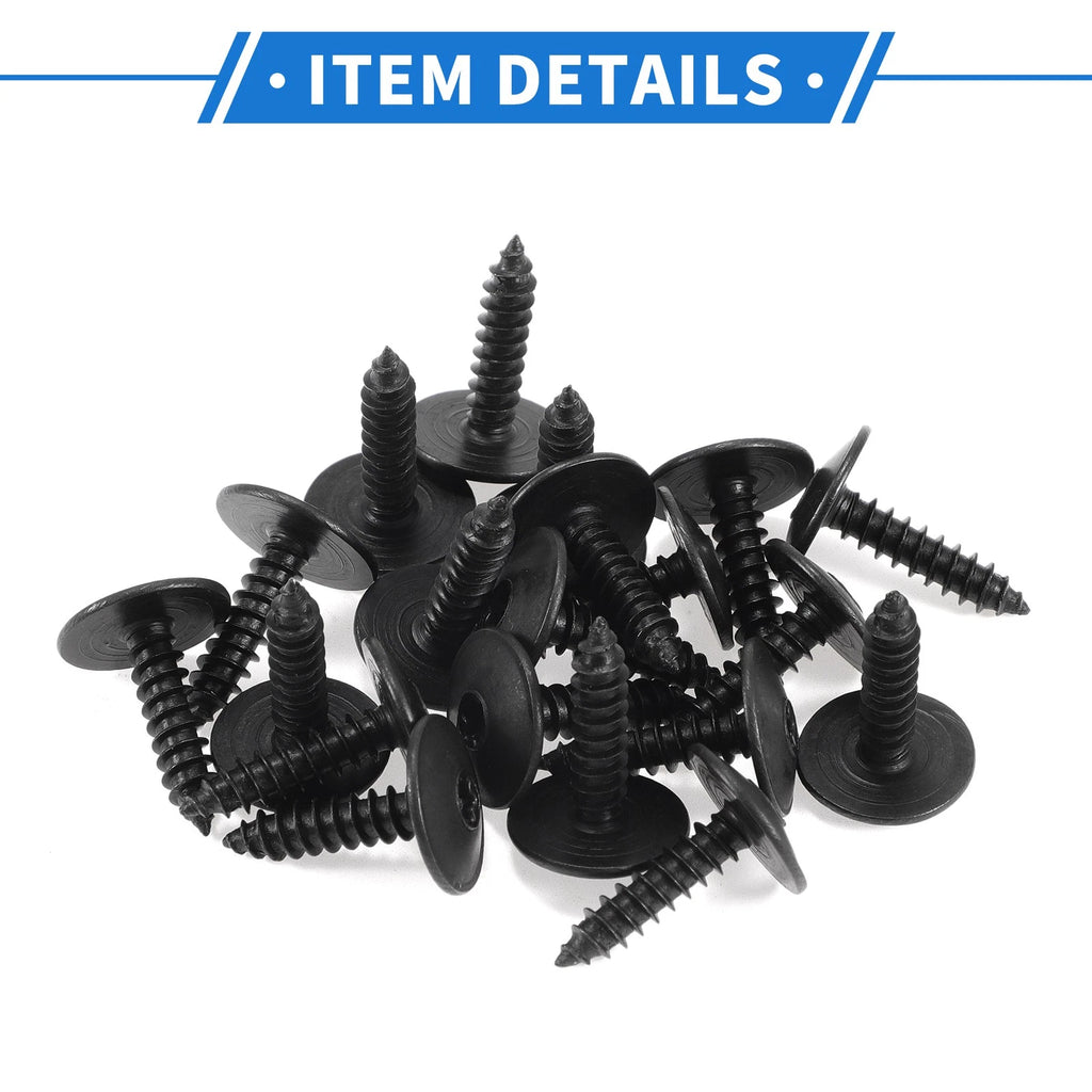 20 Pcs Fender Liner Splash Shield Bumper Cover Screw for Audi A4 (1996–2016)