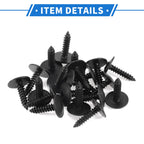 20 Pcs Fender Liner Splash Shield Bumper Cover Screw for Audi A4 (1996–2016)