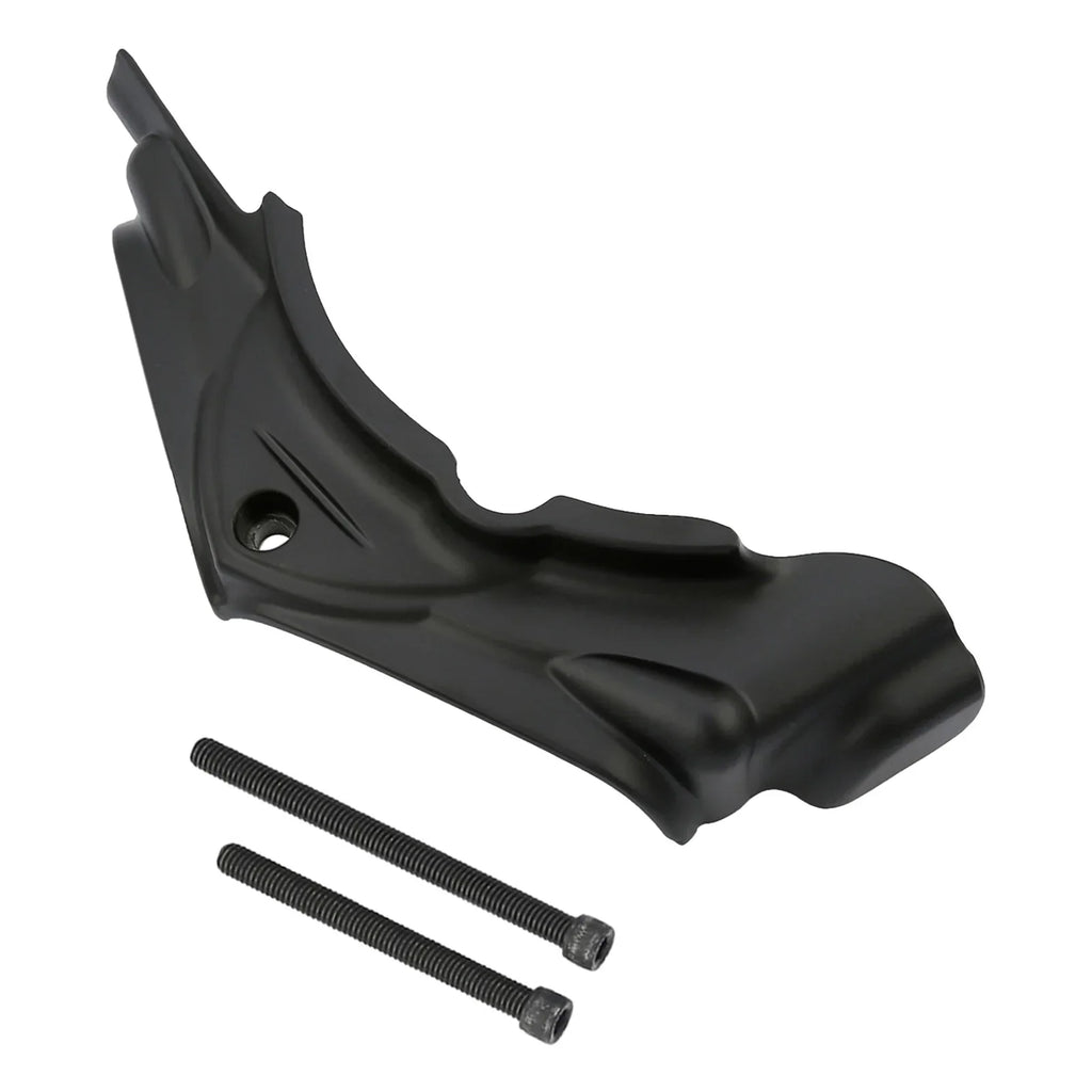 Black Cylinder Base Side Cover for Harley Touring, Dyna (2006-2016)