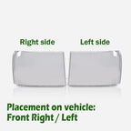 Headlight Replacement Lens for GMC Sierra 1500 2500HD 3500HD (2007–2013)