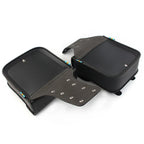 Black Motorcycle Leather Side Saddle Bags for Harley Sportster XL883/1200