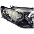 RH Black Angel-Eyes HeadLight for Ford FG Falcon XR6 XR8