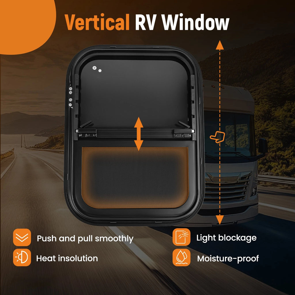 18" x 24" HRV Camper Window for RV/Camper/Cargo/Food Truck