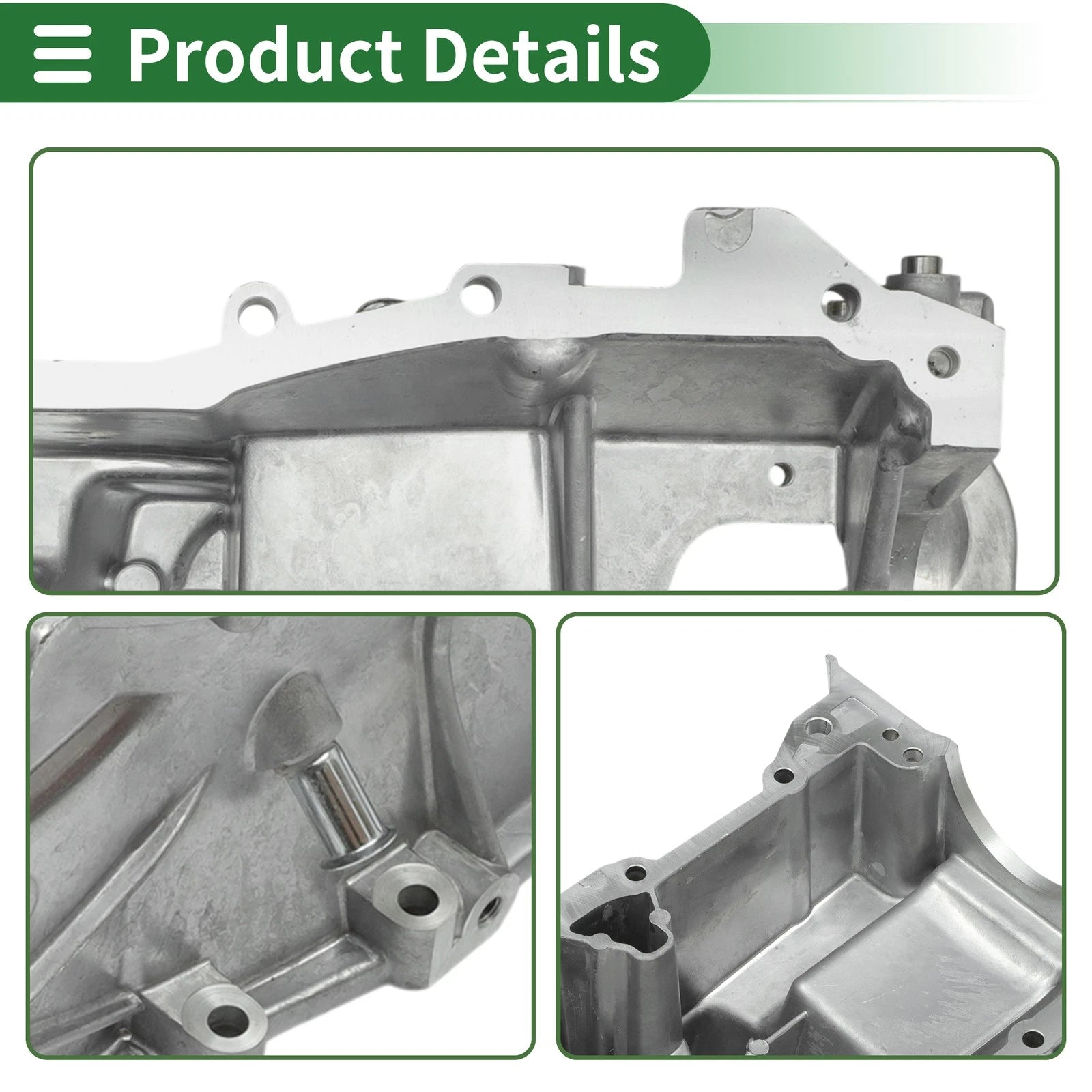 1 Pcs Engine Oil Pan No.1142037010 for Lexus CT200h (2011–2017) Aluminum