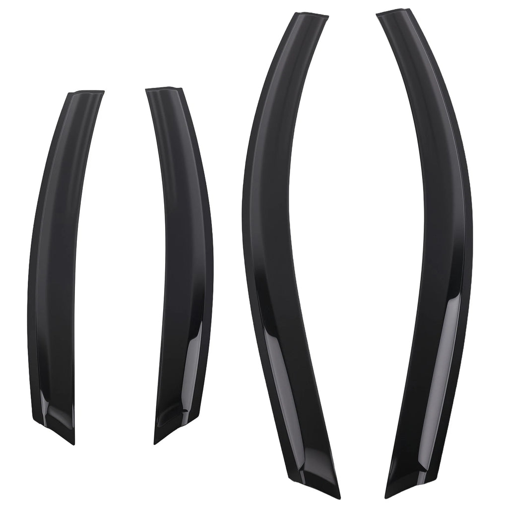 Set of 4 Front Rear Window Rain Deflectors for Hyundai Sonata (2015–2019)
