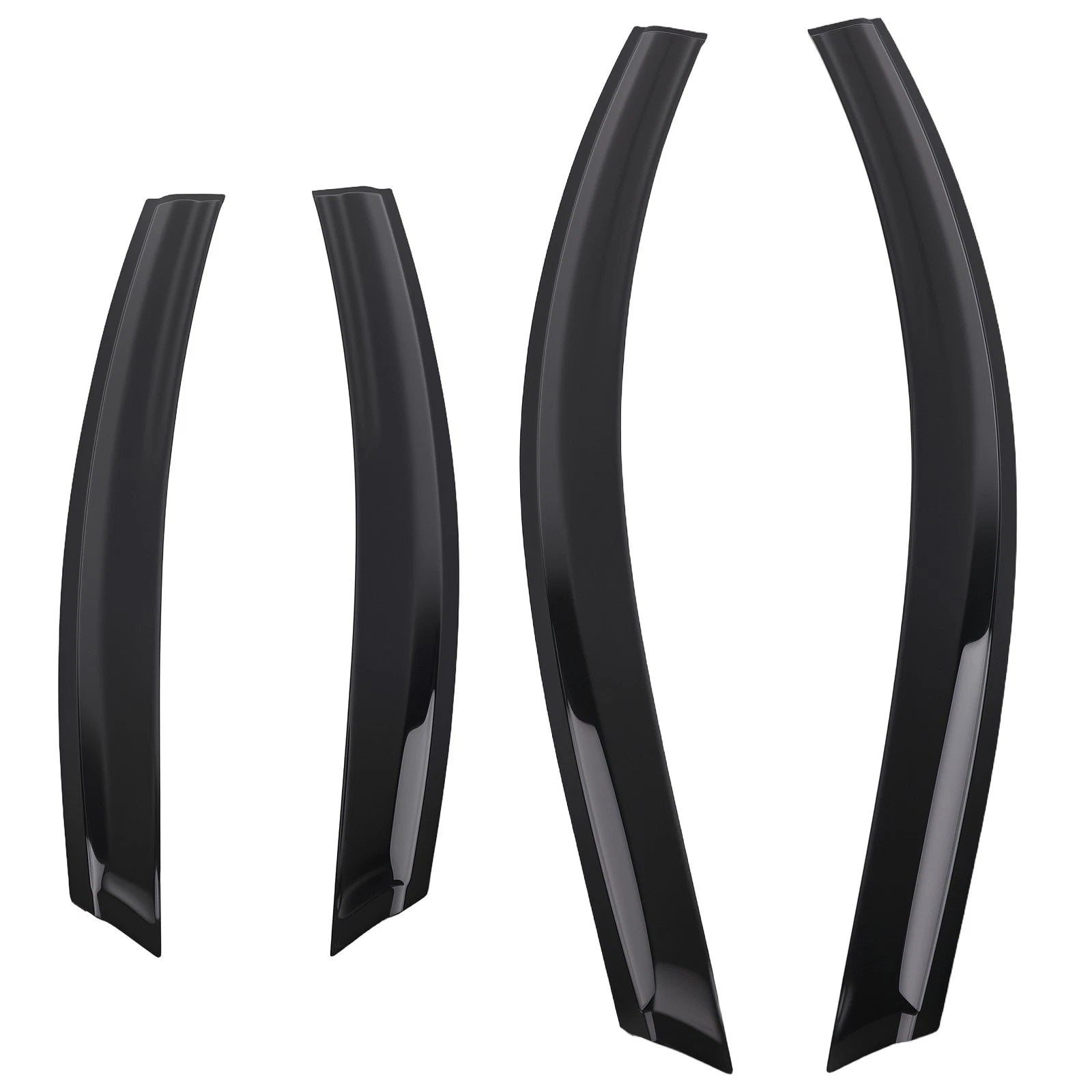 Set of 4 Front Rear Window Rain Deflectors for Hyundai Sonata (2015–2019)