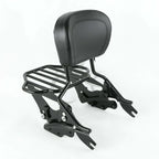 Sissy Bar Backrest Pad & Luggage Rack Dock Hardware for Harley Touring (2009–2013)