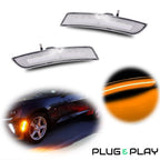 2X Amber Front Side Marker LED Lights for Chevrolet Camaro (2016–2023)