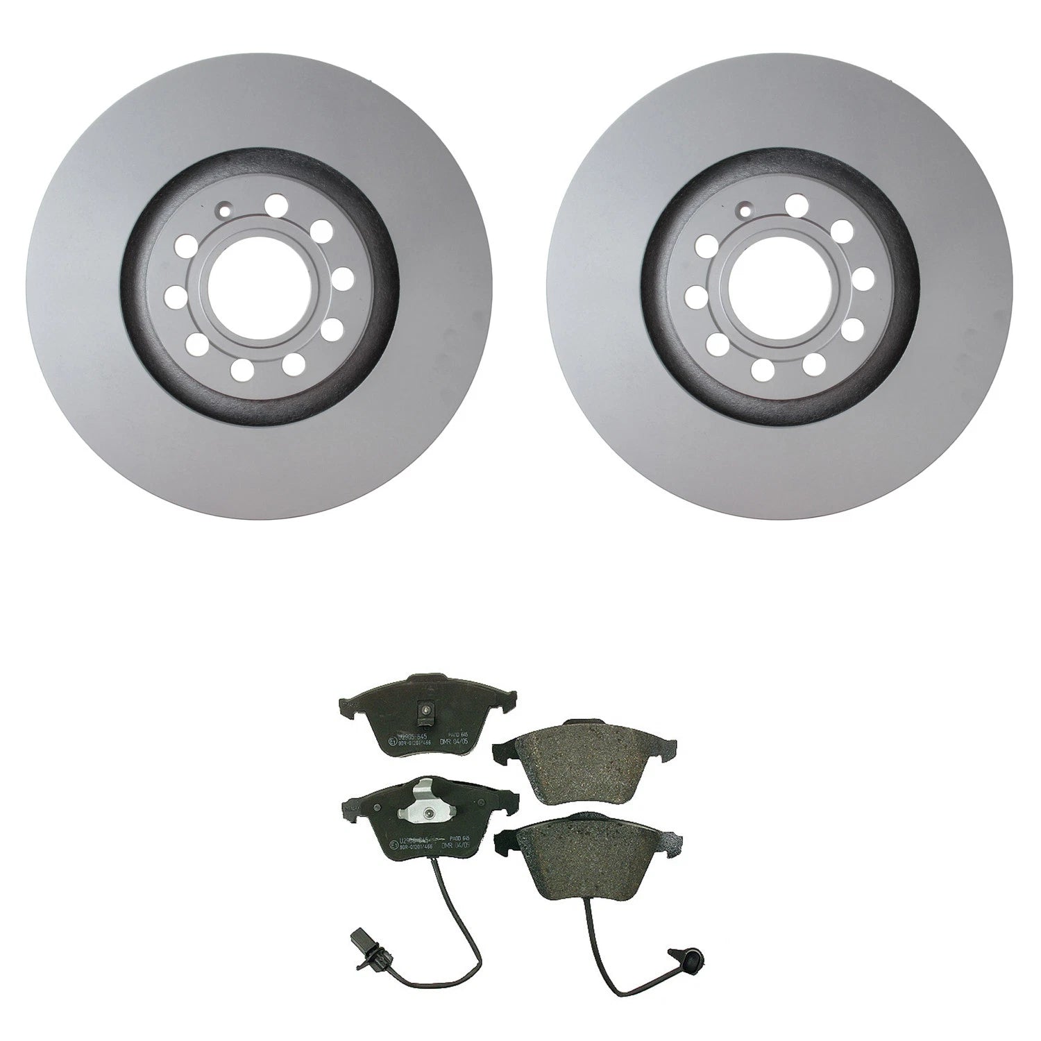 Set of 4 Hella Pagid Front 320mm Rotors Disc Brake Pad Kit for A6 Allroad Quattro