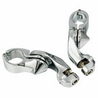 1 1/4" Adjustable Short Angle Highway Footpeg Mount for Harley