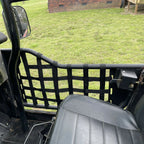 Set of 2 Black Tubular Trail Doors with Side Mirrors for Jeep CJ7/YJ (1976–1995)