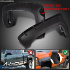 Set of 4 Pocket Rivet Style Fender Flares for Silverado 1500
