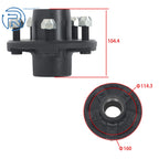 Trailer Wheel Hub Kit for 2000 lbs Axle (5 on 4.5")