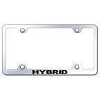 Stainless Steel Wide Body License Plate Frame - Officially Licensed for Hybrid