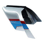 Stretched Side Cover for Harley Street Road Glide (2014–2024) White Flake Fade