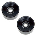 2X Accessory Drive Belt Idler Pulley Set for Ford F-150 F-250 F-350 (1999)
