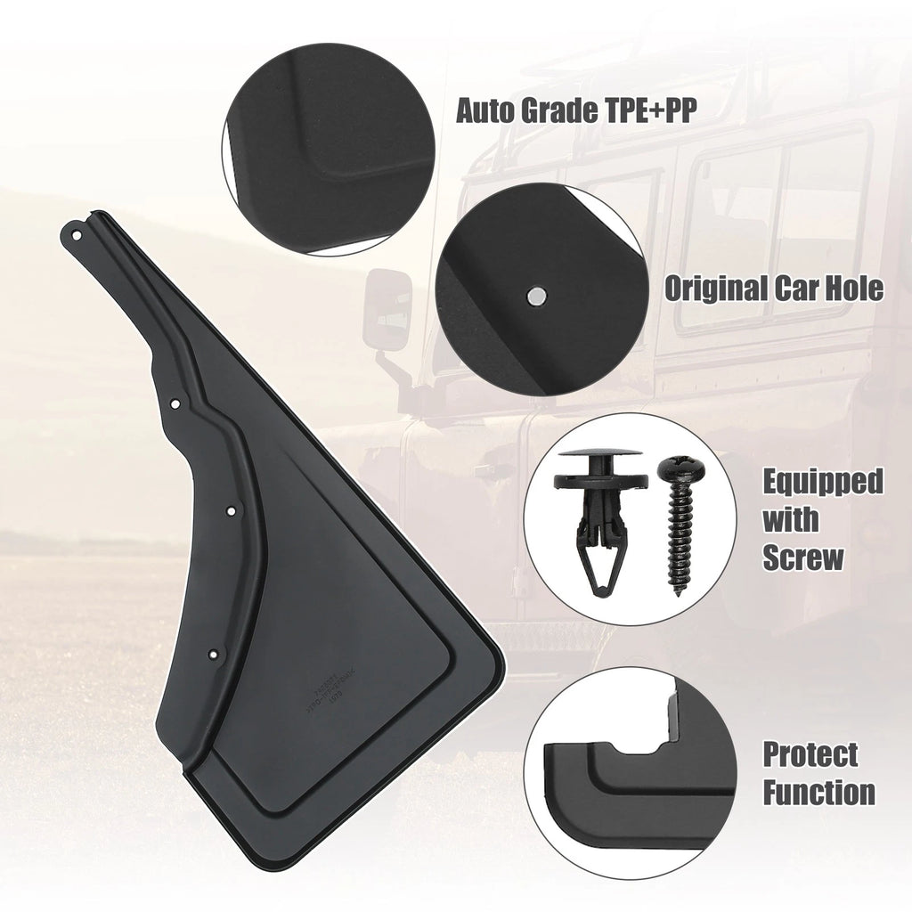 Set of 2 Mud Flaps Splash Guards for Ford Bronco Sport (2021–2023)